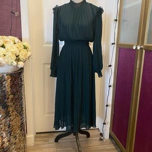 Zara pleated dress, XS